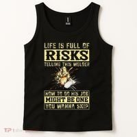 Funny Welding Gear Welder Men Tank Top thumb 2
