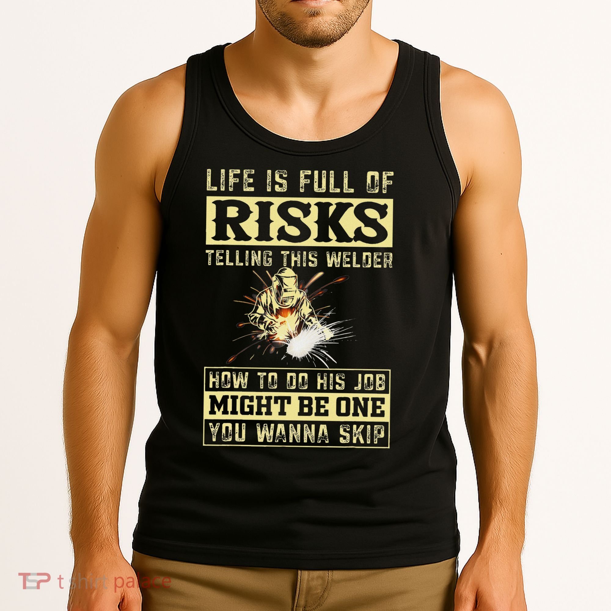 Funny Welding Gear Welder Men Tank Top