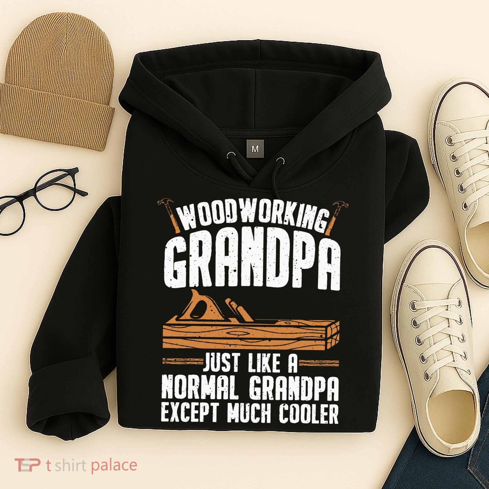 Funny Woodworking Grandpa Dad Hoodie