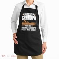 Funny Woodworking Grandpa Dad Apron thumb 2
