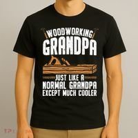 Funny Woodworking Grandpa Dad T-Shirt thumb 3