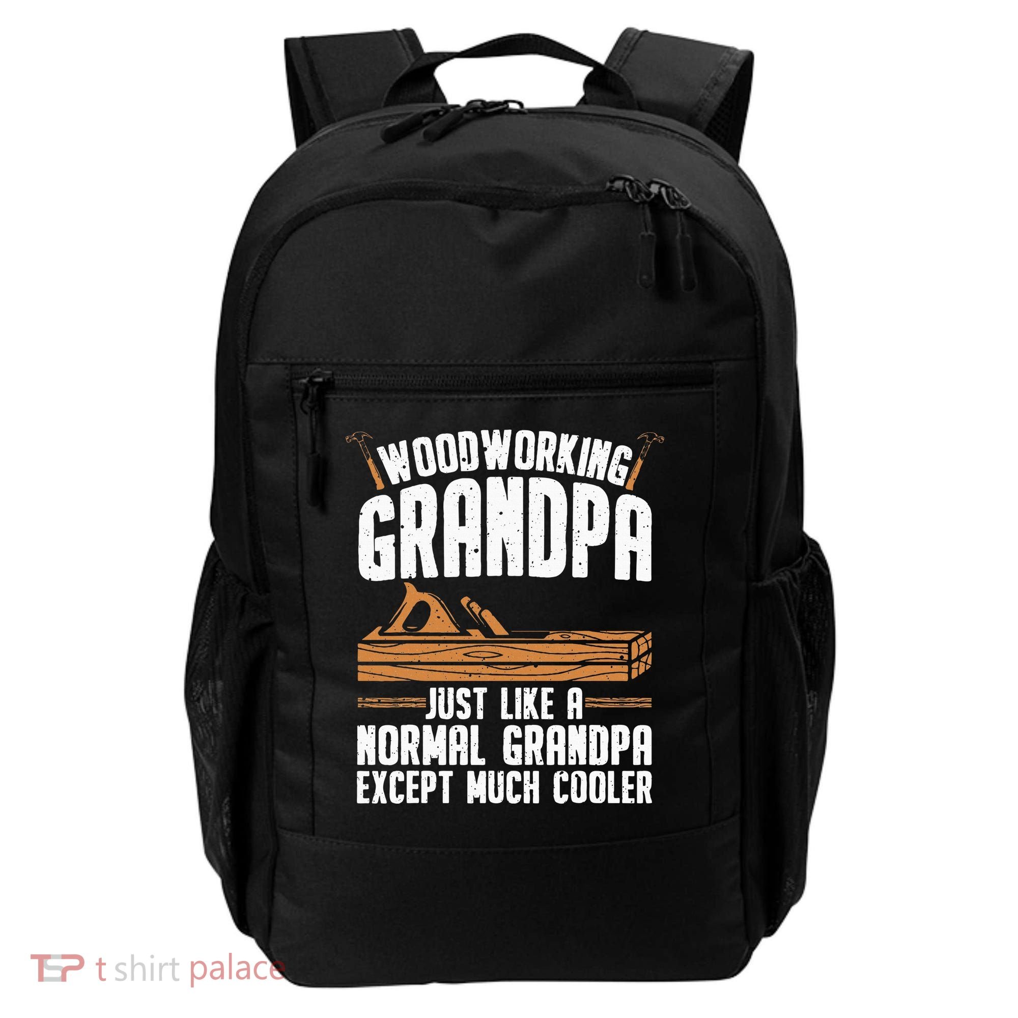 Funny Woodworking Grandpa Dad Backpack