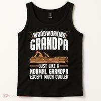 Funny Woodworking Grandpa Dad Tank Top thumb 2