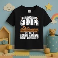 Funny Woodworking Grandpa Dad Toddler T-Shirt thumb 3