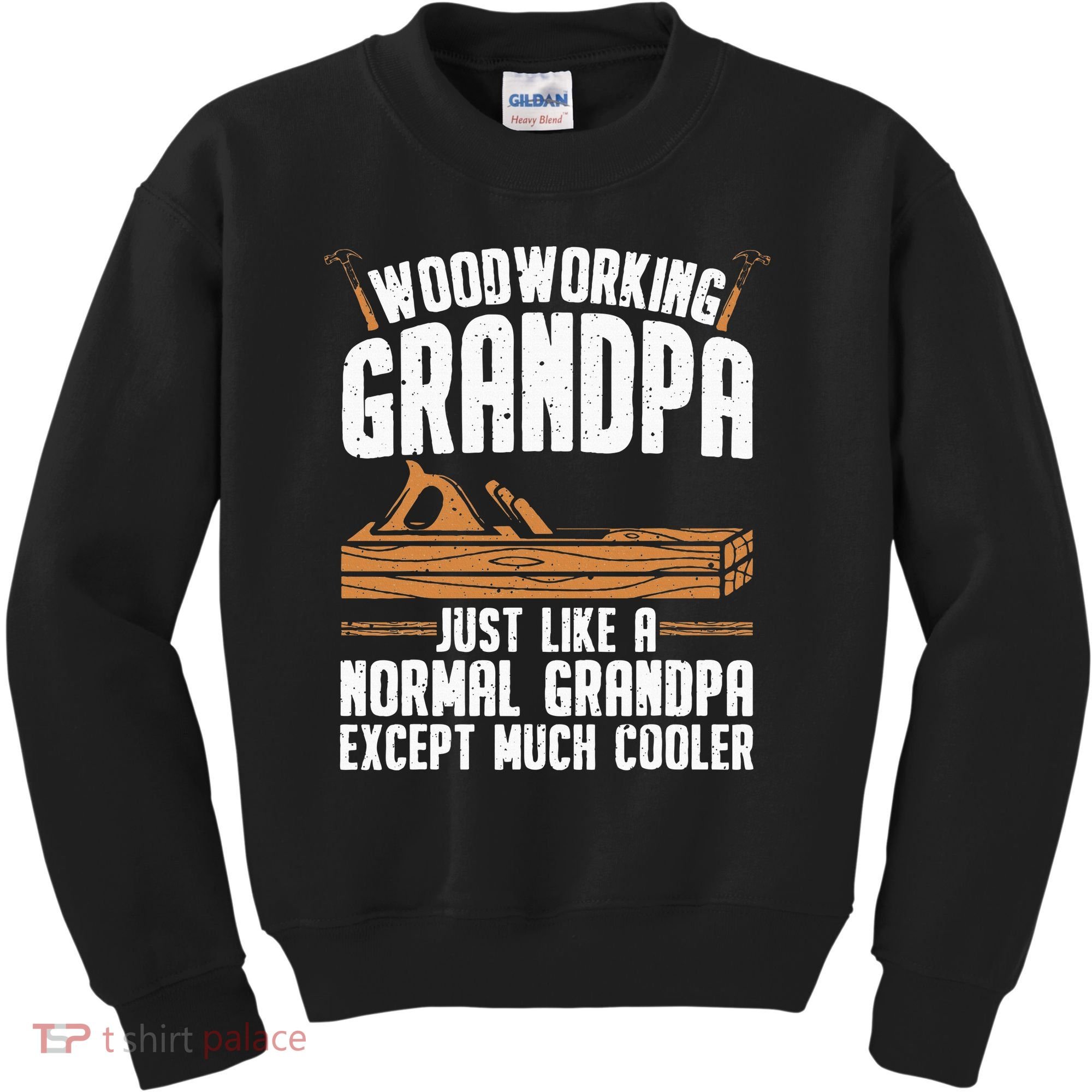 Funny Woodworking Grandpa Dad Kids Sweatshirt