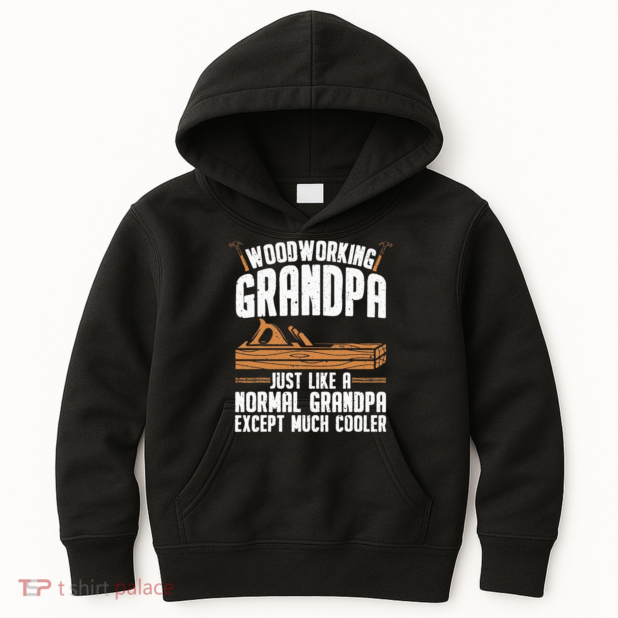 Funny Woodworking Grandpa Dad Kids Hoodie