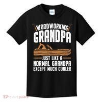 Funny Woodworking Grandpa Dad Kids T-Shirt thumb 0