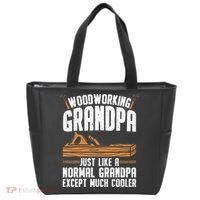 Funny Woodworking Grandpa Dad Tote Bag thumb 0