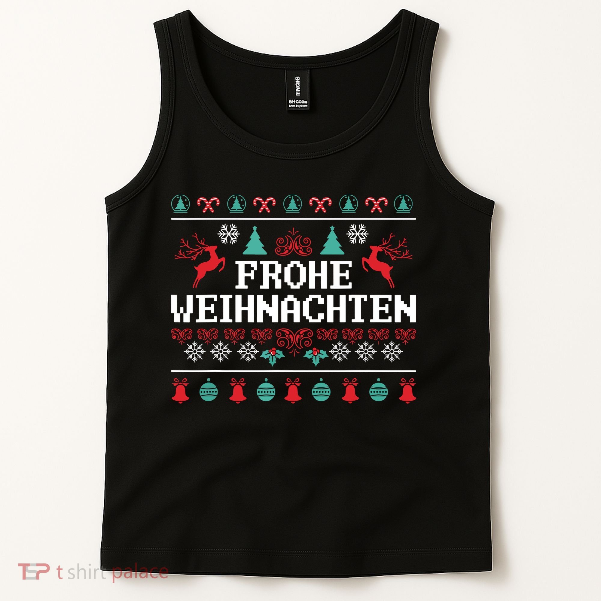 Frohe Weihnachten German Merry Christmas Holidays Germany Tank Top