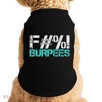 Funny Workout Gym Fuck Burpees Women Doggie Tank thumb 0