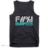 Funny Workout Gym Fuck Burpees Women Tank Top thumb 0