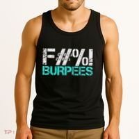 Funny Workout Gym Fuck Burpees Women Tank Top thumb 3