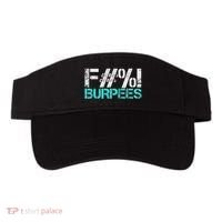 Funny Workout Gym Fuck Burpees Women Visor thumb 0
