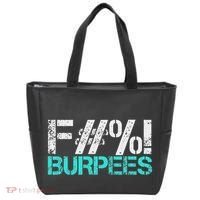Funny Workout Gym Fuck Burpees Women Tote Bag thumb 0