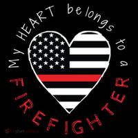 Firefighter Wife Girlfriend Thin Red Line Heart Flag Fire Gift Coffee Mug thumb 5