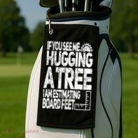 Funny Woodworking Gift For Woodworkers Golf Towel thumb 2