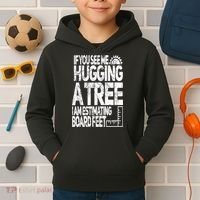 Funny Woodworking Gift For Woodworkers Kids Hoodie thumb 2