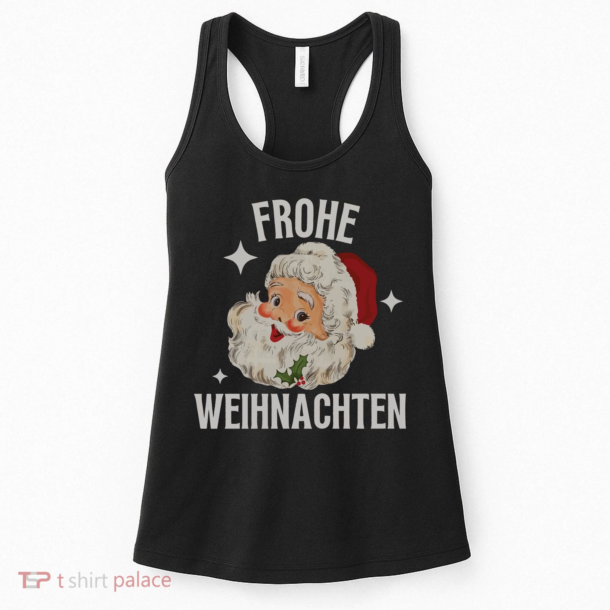 Frohe Weihnachten German Merry Christmas Women's Tank Top