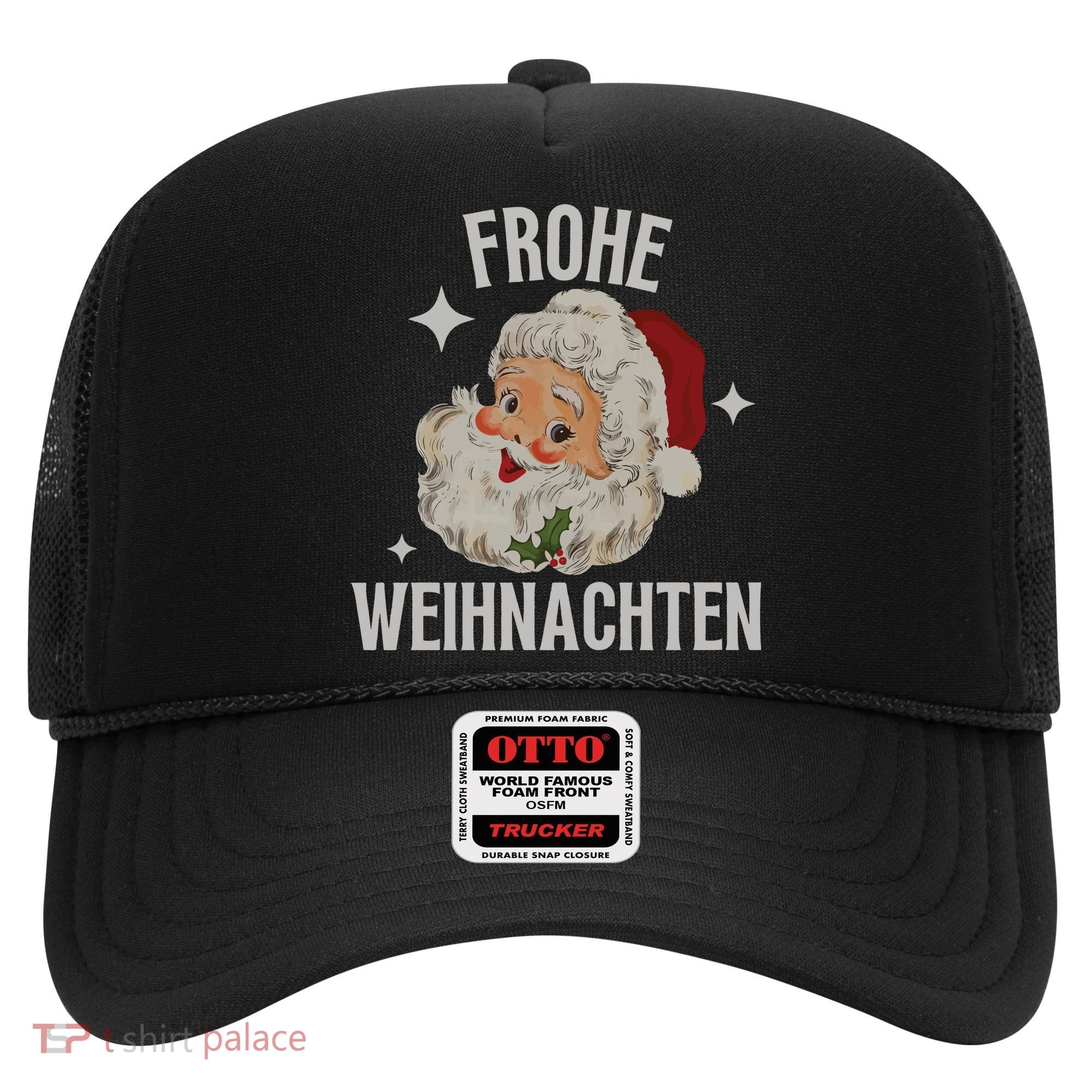 Frohe Weihnachten German Merry Christmas Hat
