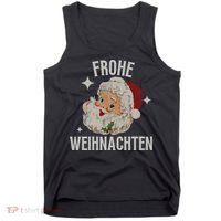 Frohe Weihnachten German Merry Christmas Tank Top thumb 0