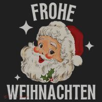 Frohe Weihnachten German Merry Christmas Golf Towel thumb 3