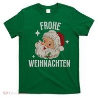 Frohe Weihnachten German Merry Christmas T-Shirt thumb 0