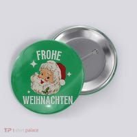Frohe Weihnachten German Merry Christmas Button thumb 0