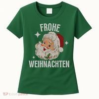 Frohe Weihnachten German Merry Christmas Women's T-Shirt thumb 0