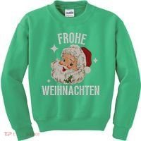 Frohe Weihnachten German Merry Christmas Kids Sweatshirt thumb 0