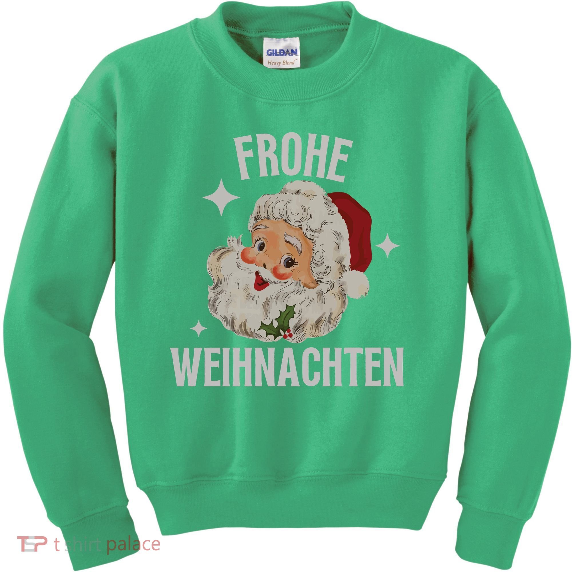 Frohe Weihnachten German Merry Christmas Kids Sweatshirt