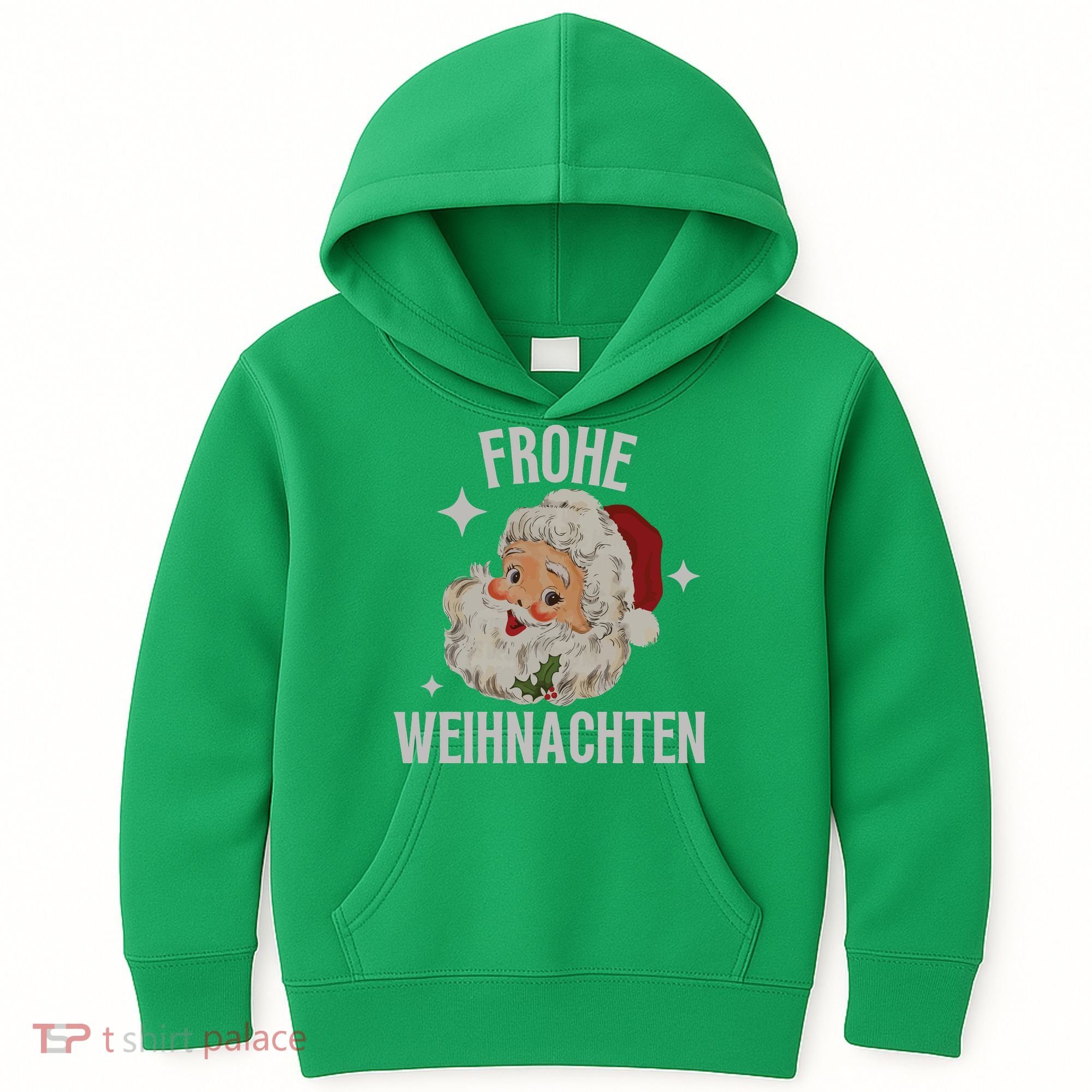 Frohe Weihnachten German Merry Christmas Kids Hoodie