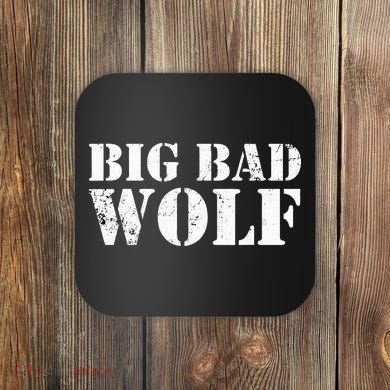 Funny Werewolf Gift for Wolf Lovers Coaster