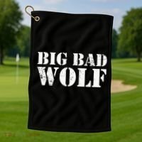Funny Werewolf Gift for Wolf Lovers Golf Towel thumb 1