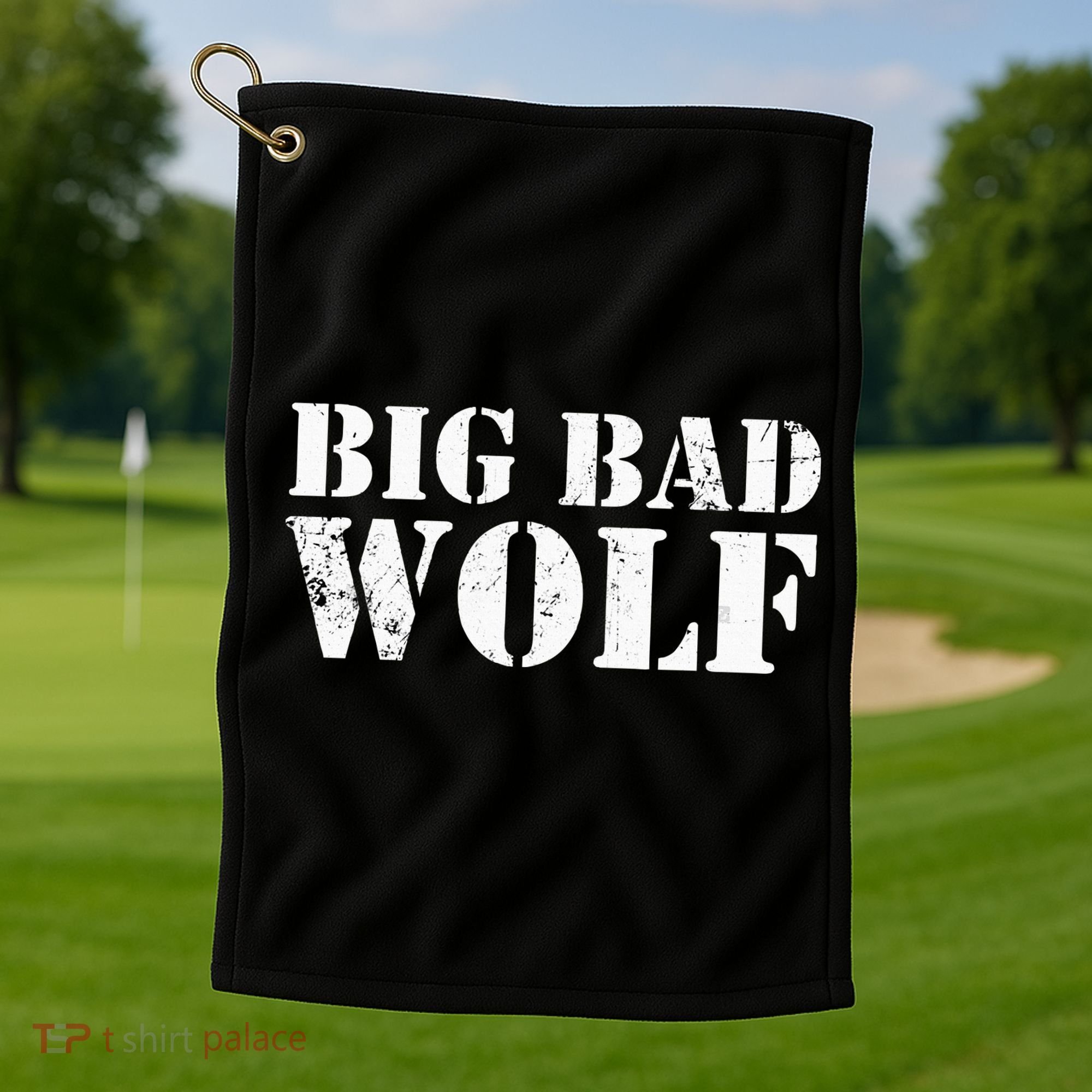 Funny Werewolf Gift for Wolf Lovers Golf Towel