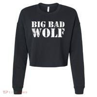 Funny Werewolf Gift for Wolf Lovers Cropped Pullover Crew thumb 0