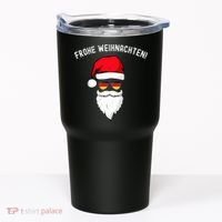 Frohe Weihnachten! German Santa Hat Germany Flag Sunglasses Tumbler thumb 0