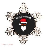 Frohe Weihnachten! German Santa Hat Germany Flag Sunglasses Ornament thumb 0