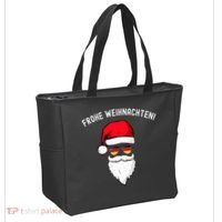 Frohe Weihnachten! German Santa Hat Germany Flag Sunglasses Tote Bag thumb 2