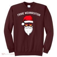 Frohe Weihnachten! German Santa Hat Germany Flag Sunglasses Sweatshirt thumb 0