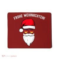 Frohe Weihnachten! German Santa Hat Germany Flag Sunglasses Mousepad thumb 0