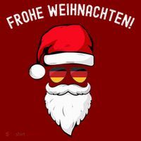 Frohe Weihnachten! German Santa Hat Germany Flag Sunglasses Hat thumb 2