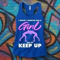 Funny Wrestler Gift Cool Female Wrestling Lover Athlete Gift Women's Tank Top thumb 3