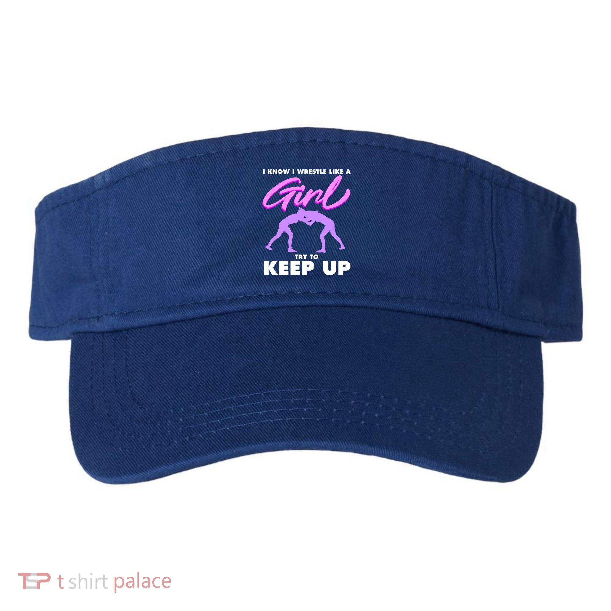 Funny Wrestler Gift Cool Female Wrestling Lover Athlete Gift Visor