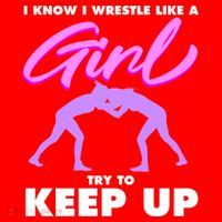 Funny Wrestler Gift Cool Female Wrestling Lover Athlete Gift Santa Hat thumb 1
