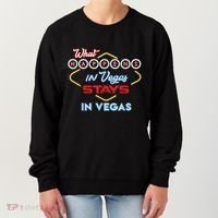 Funny What Happens In Vegas Stays In Vegas Gift Women's Sweatshirt thumb 0