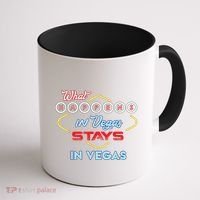 Funny What Happens In Vegas Stays In Vegas Gift Coffee Mug thumb 1