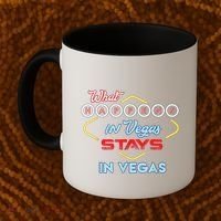Funny What Happens In Vegas Stays In Vegas Gift Coffee Mug thumb 2