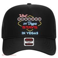 Funny What Happens In Vegas Stays In Vegas Gift Hat thumb 0