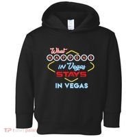 Funny What Happens In Vegas Stays In Vegas Gift Toddler Hoodie thumb 0