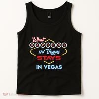 Funny What Happens In Vegas Stays In Vegas Gift Tank Top thumb 2